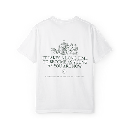 It takes a long time to become as young as you are right now