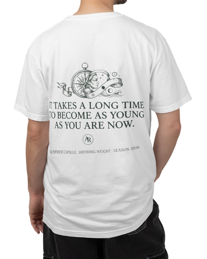 It takes a long time to become as young as you are right now